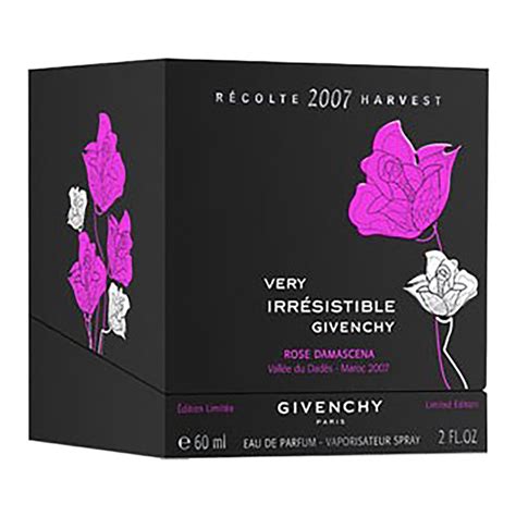 givenchy very irresistible rose damascena harvest 2007